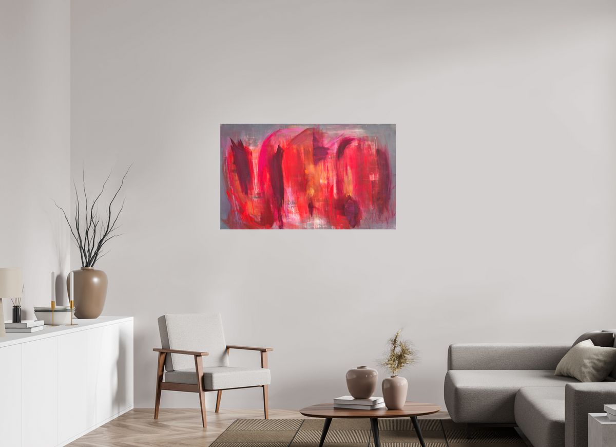 117,2 x 70 cm, Canvas Print Sommerleuchten - Kunstdruck