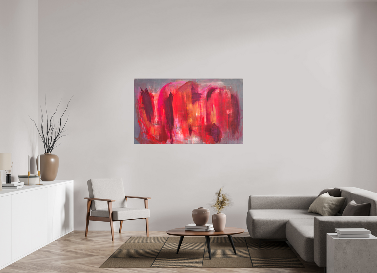 150,7 x 90 cm, Canvas Print Sommerleuchten - Kunstdruck