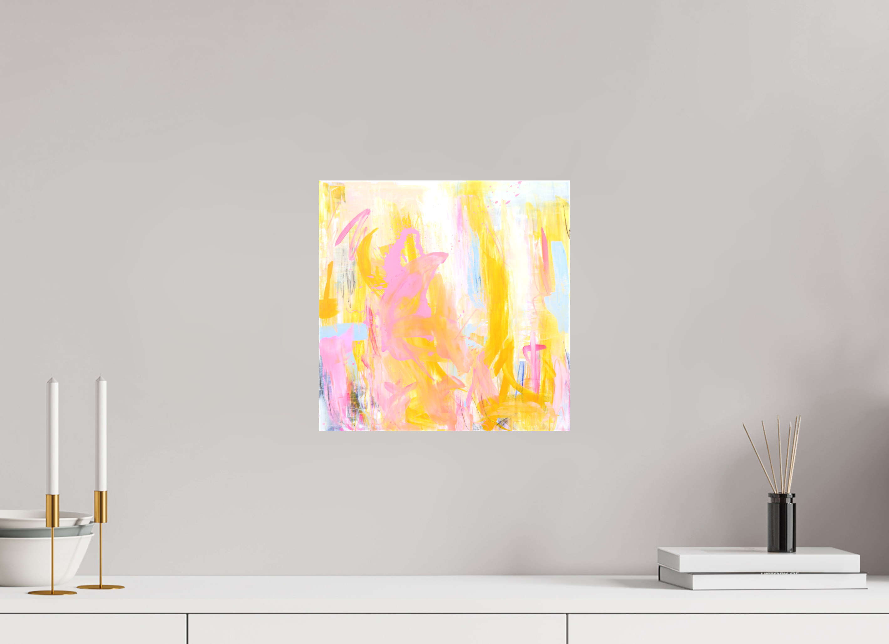 30 x 30 cm, Canvas Print Joy