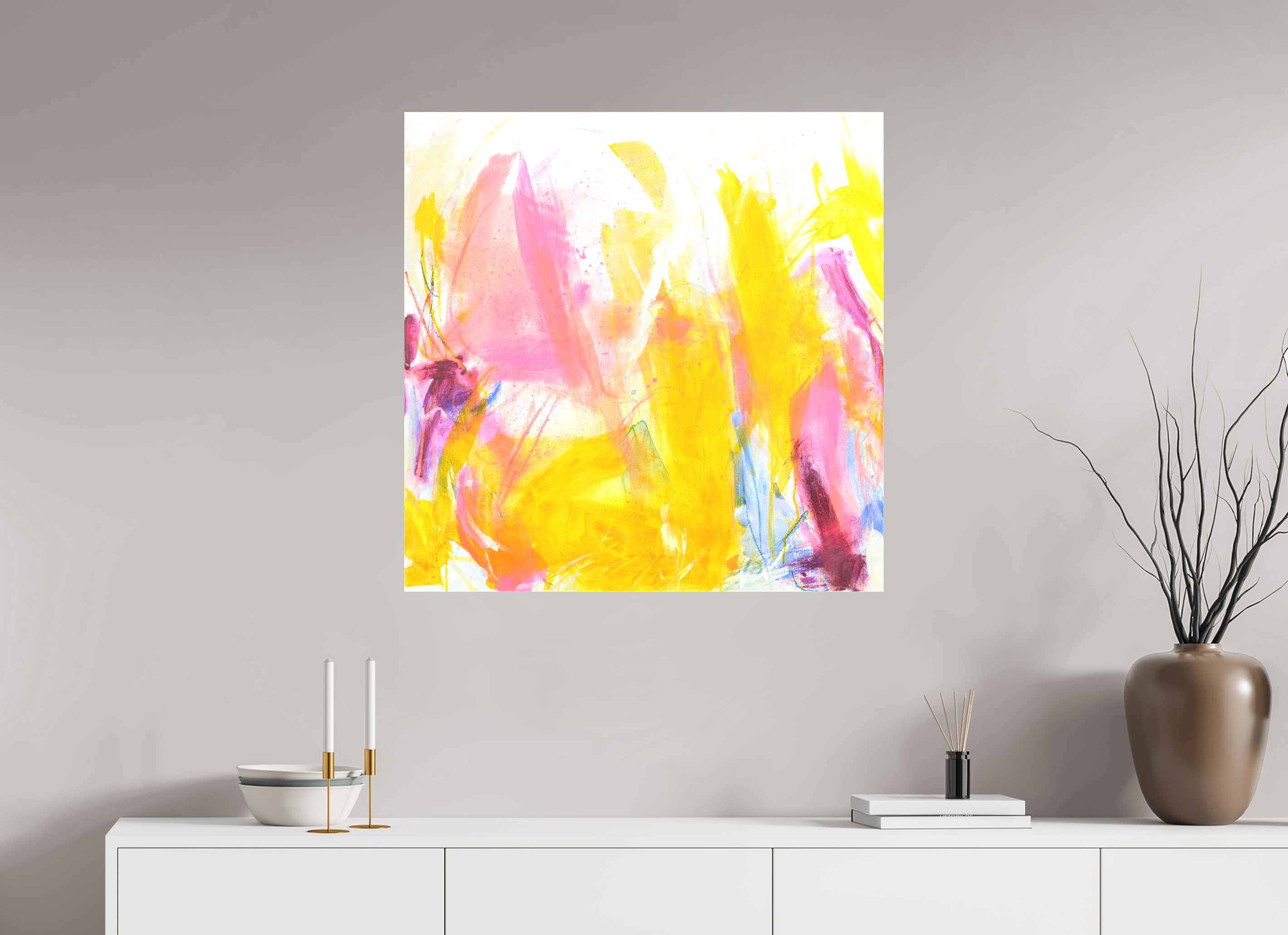 80 x 80 cm, Canvas Print Alles ist möglich - Canvas Print