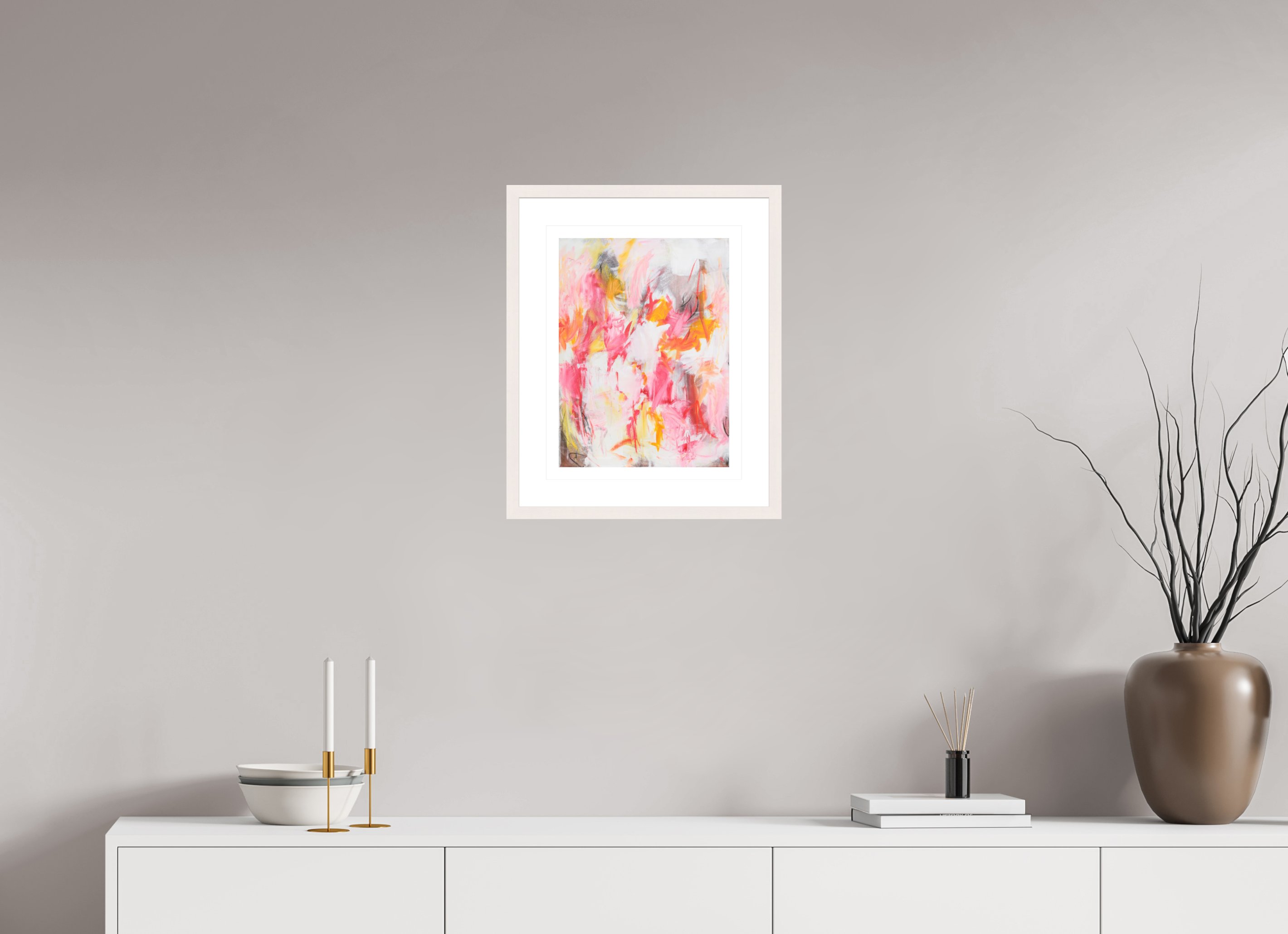 30 x 40 cm, Fine ArtPrint - Rahmen Ahorn Erwacht