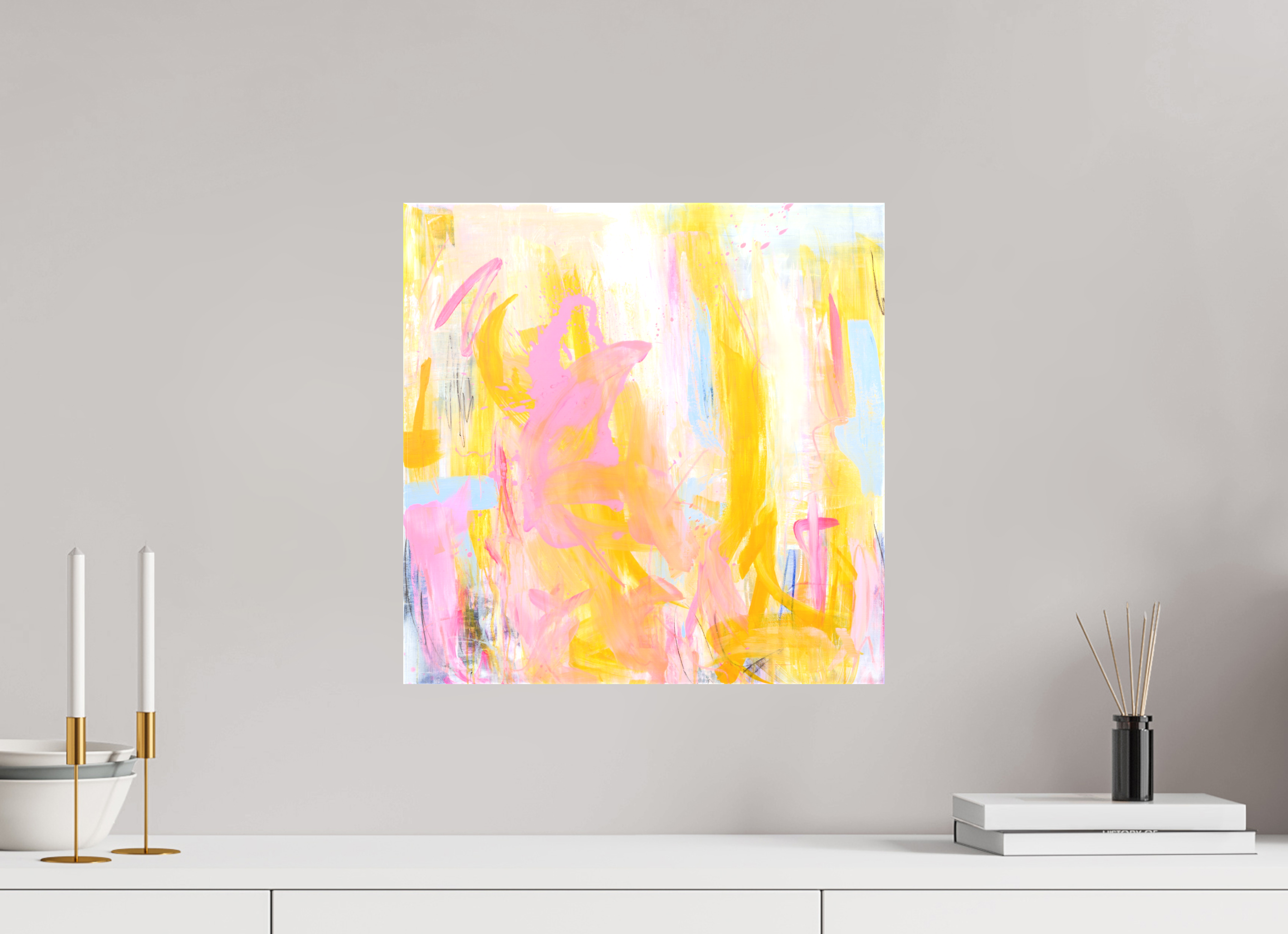 40 x 40 cm, Canvas Print Joy