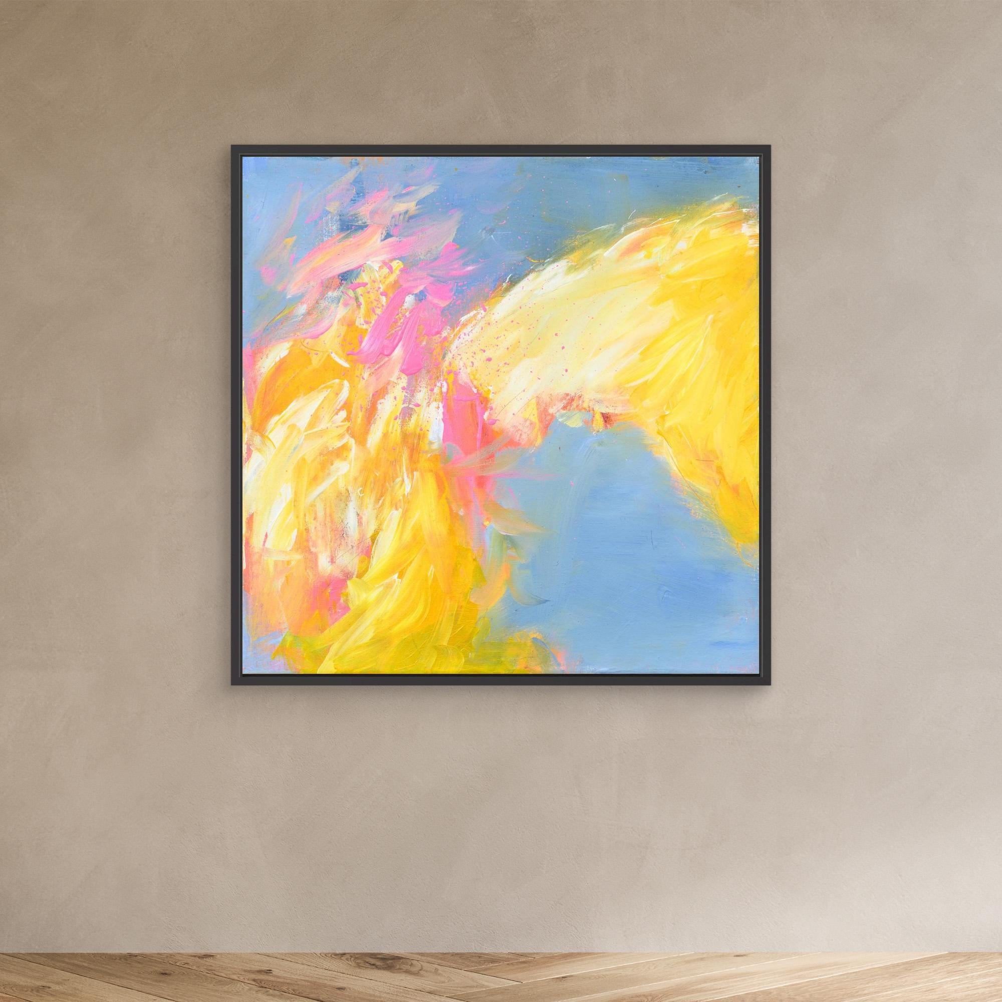 Ein freudvoller Beginn - Kunstdruck auf Leinwand