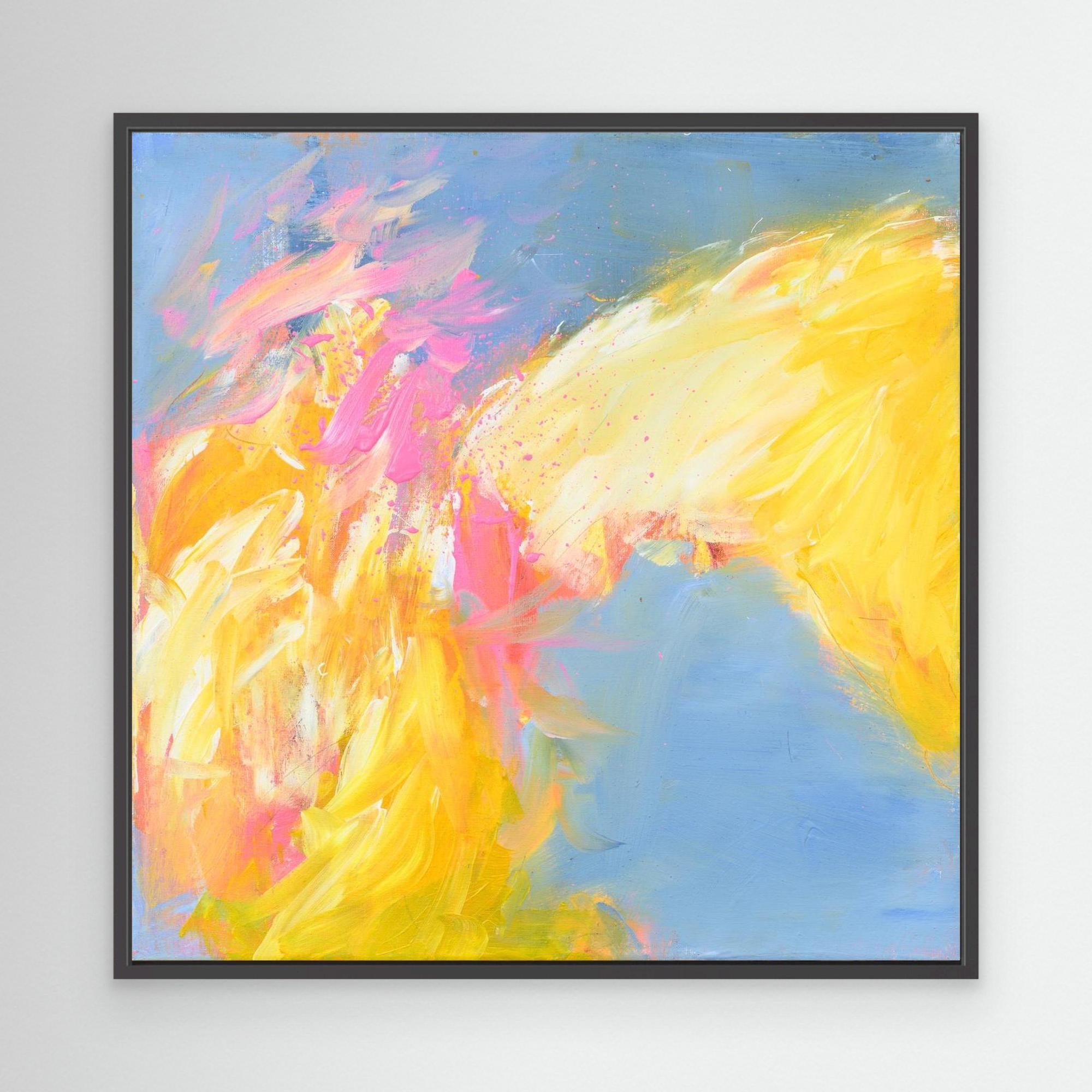 Ein freudvoller Beginn - Kunstdruck auf Leinwand