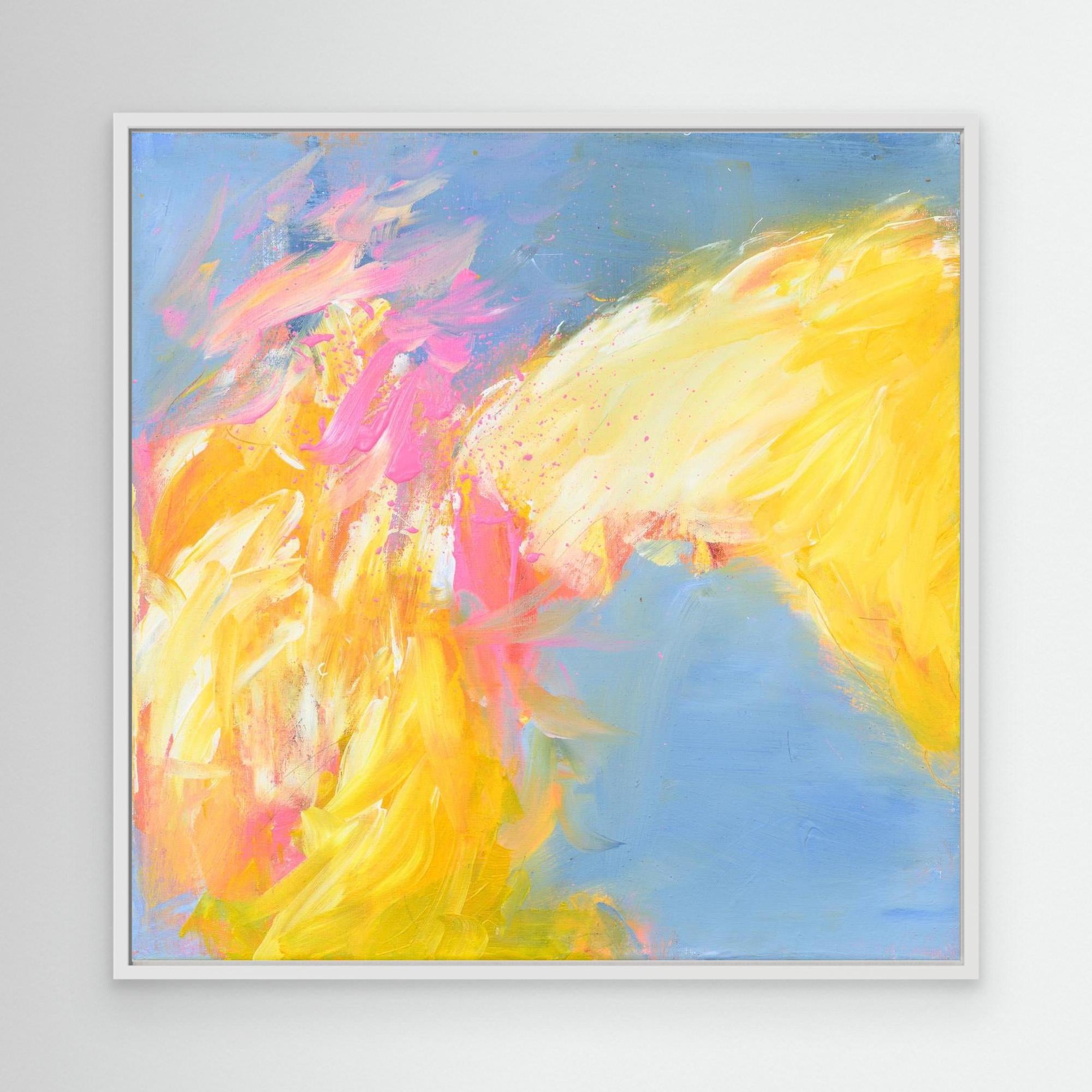 Ein freudvoller Beginn - Kunstdruck auf Leinwand